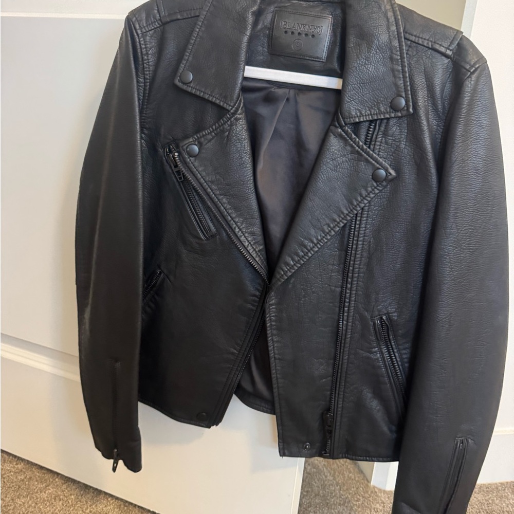 Blank NYC Black Leather Jacket